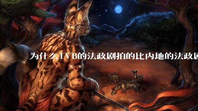 为什么TVB的法政剧拍的比内地的法政剧更有吸引力？