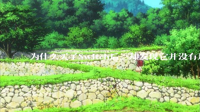 为什么买了Switch后，却发现它并没有那么好玩？